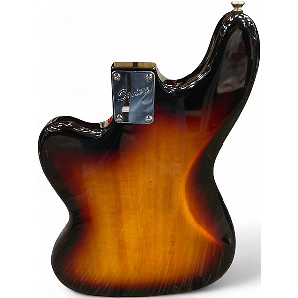Used Squier Vintage Modified Bass VI 2 Tone Sunburst Electric Bass Guitar