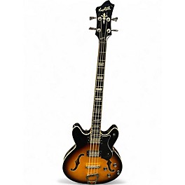 Used Hagstrom BASS 2 Tone Sunburst Electric Bass Guitar