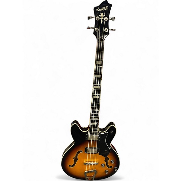 Used Hagstrom BASS 2 Tone Sunburst Electric Bass Guitar
