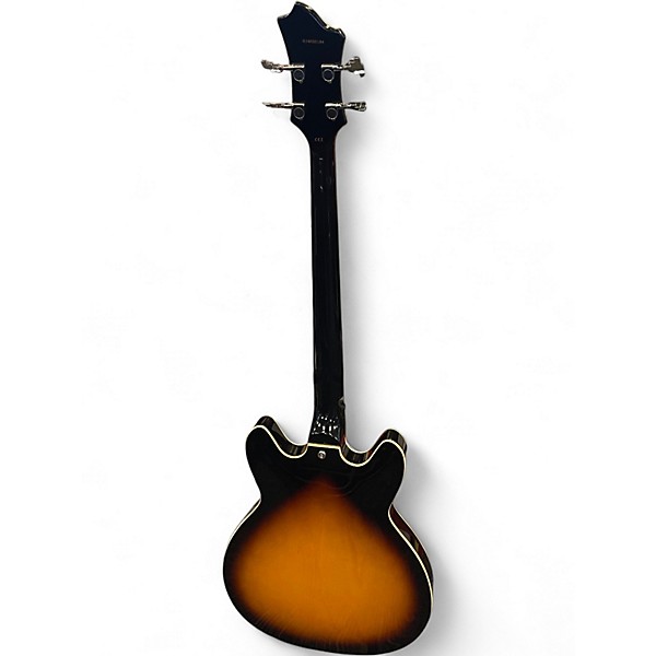 Used Hagstrom BASS 2 Tone Sunburst Electric Bass Guitar