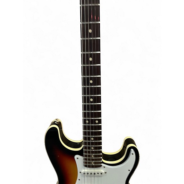 Used Fender GC EXCLUSIVE DOUBLE BOUND JOURNYMAN CUSTOM SHOP STRATOCASTER 3 Tone Sunburst Solid Body Electric Guitar