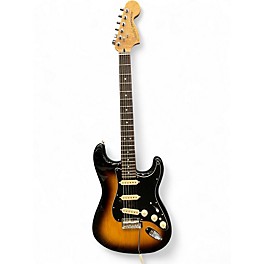 Used Fender Deluxe Stratocaster 2 Color Sunburst Solid Body Electric Guitar