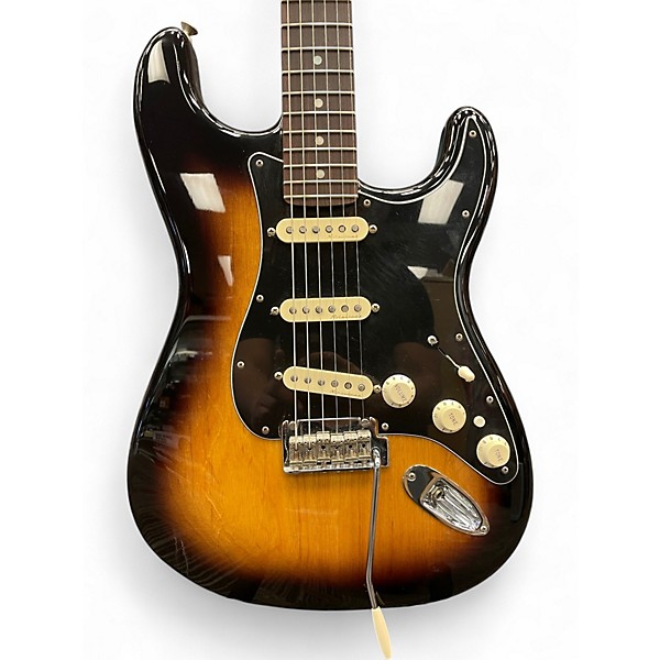 Used Fender Deluxe Stratocaster 2 Color Sunburst Solid Body Electric Guitar