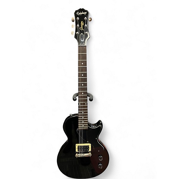 Used Epiphone Les Paul Junior Single Cut Black Solid Body Electric Guitar