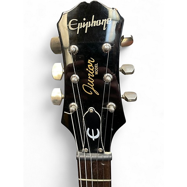 Used Epiphone Les Paul Junior Single Cut Black Solid Body Electric Guitar