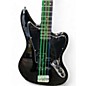Used Squier Jaguar Bass Black Electric Bass Guitar