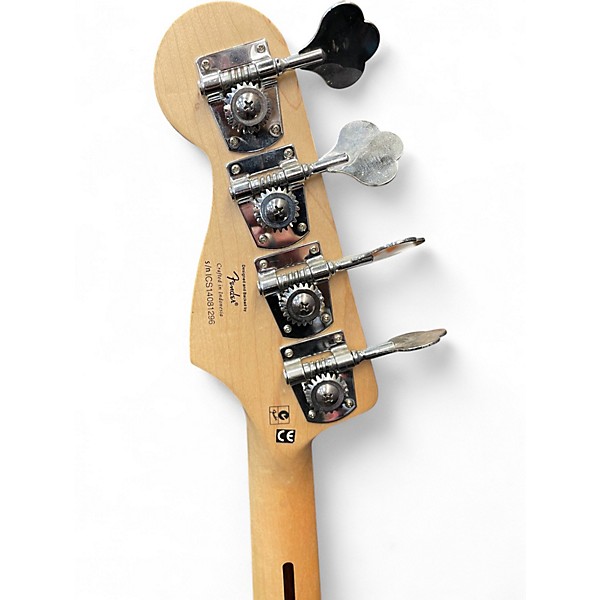 Used Squier Jaguar Bass Black Electric Bass Guitar