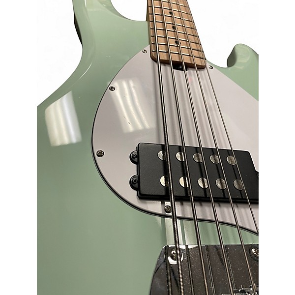 Used Sterling by Music Man Ray5 5 String Seafoam Green Electric Bass Guitar