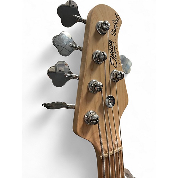 Used Sterling by Music Man Ray5 5 String Seafoam Green Electric Bass Guitar