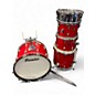 Used Premier 5 Piece POWERHOUSE SHELL PACK RED Drum Kit thumbnail