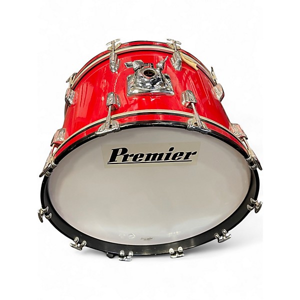 Used Premier 5 Piece POWERHOUSE SHELL PACK RED Drum Kit