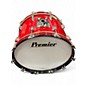 Used Premier 5 Piece POWERHOUSE SHELL PACK RED Drum Kit