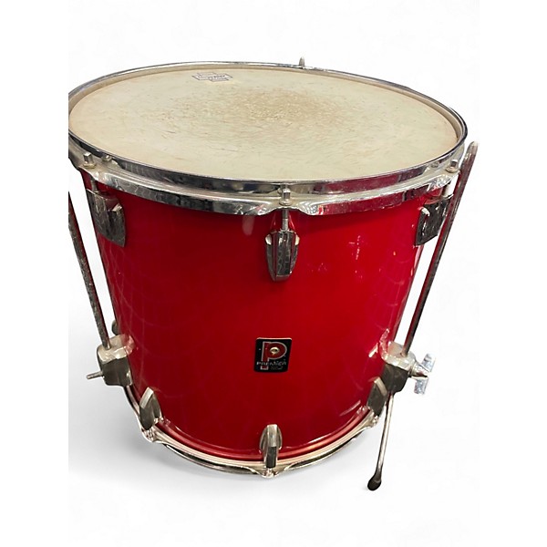 Used Premier 5 Piece POWERHOUSE SHELL PACK RED Drum Kit