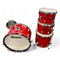 Used Premier 5 Piece POWERHOUSE SHELL PACK RED Drum Kit
