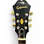 Used Epiphone Dot Deluxe Flametop 2 Tone Sunburst Hollow Body Electric Guitar