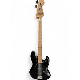 Used Squier Affinity Jazz Bass Black Electric Bass Guitar