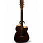 Used Martin OMC15ME Natural Mahgonay Acoustic Electric Guitar thumbnail