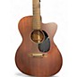 Used Martin OMC15ME Natural Mahgonay Acoustic Electric Guitar