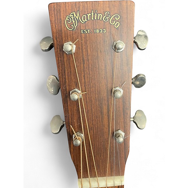 Used Martin OMC15ME Natural Mahgonay Acoustic Electric Guitar