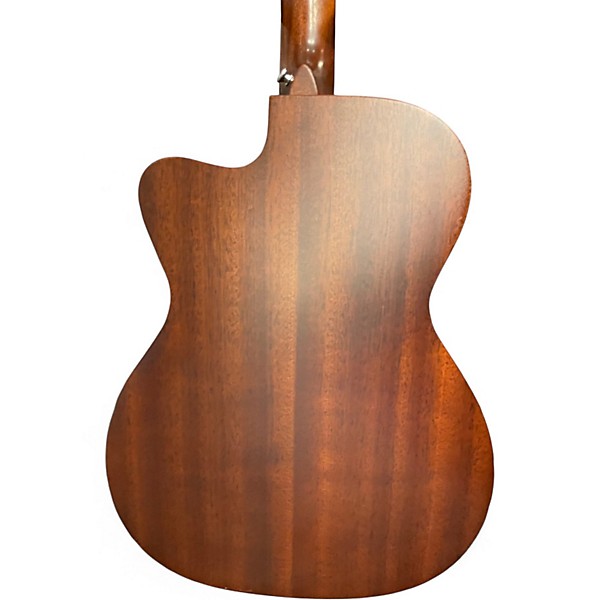 Used Martin OMC15ME Natural Mahgonay Acoustic Electric Guitar
