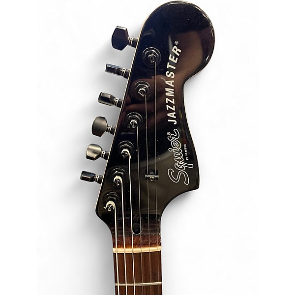 Used Squier Contemporary Jazzmaster Black Solid Body Electric Guitar