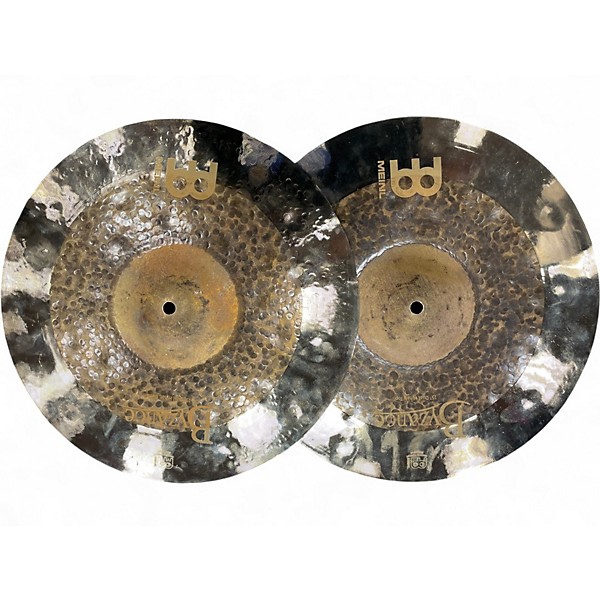 Used MEINL 15in Byzance Dual Hi-Hats Pair Cymbal