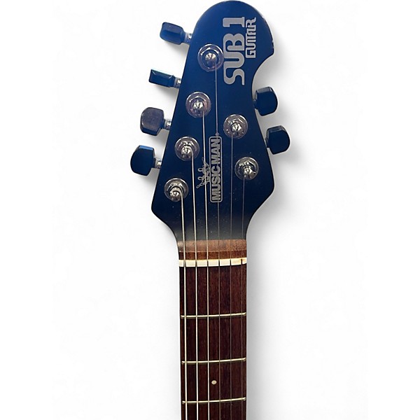 Used Ernie Ball Music Man SUB 1 Gunmetal Gray Solid Body Electric Guitar