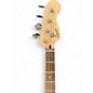 Used Squier P-Bass Black and White Electric Bass Guitar