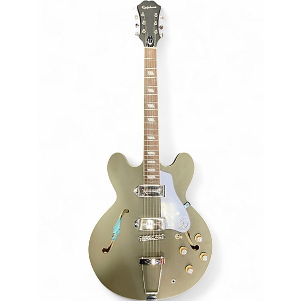 Used Epiphone CASINO WORN OLIVE DRAB Hollow Body Electric Guitar