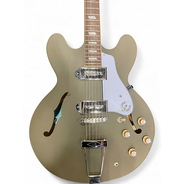Used Epiphone CASINO WORN OLIVE DRAB Hollow Body Electric Guitar
