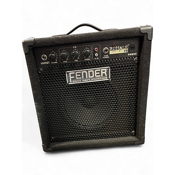 Used Fender Rumble 15 15W 1X8 Bass Combo Amp