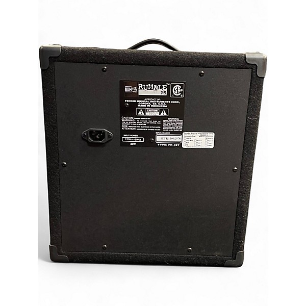 Used Fender Rumble 15 15W 1X8 Bass Combo Amp