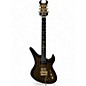 Used 2023 Schecter Guitar Research Synyster Gates Signature Custom S Black and Gold Solid Body Electric Guitar thumbnail