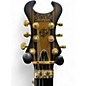 Used 2023 Schecter Guitar Research Synyster Gates Signature Custom S Black and Gold Solid Body Electric Guitar