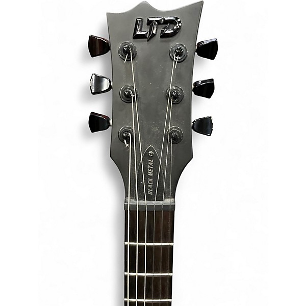 Used ESP LTD BLACK METAL ECLIPSE BLACK Solid Body Electric Guitar