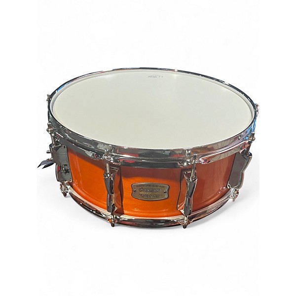 Used Yamaha 14X5.5 Stage Custom Snare Honey Amber Drum