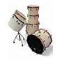 Vintage 1970s Ludwig 6 Piece Power Factory White Drum Kit thumbnail