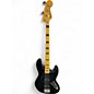 Used Squier Classic Vibe 70s Jazz Bass Black Electric Bass Guitar thumbnail