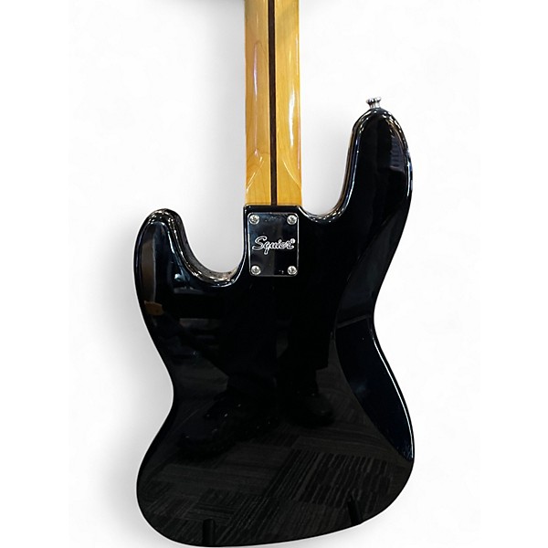 Used Squier Classic Vibe 70s Jazz Bass Black Electric Bass Guitar
