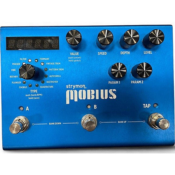 Used Strymon Mobius Multidimensional Modulation Effect Pedal