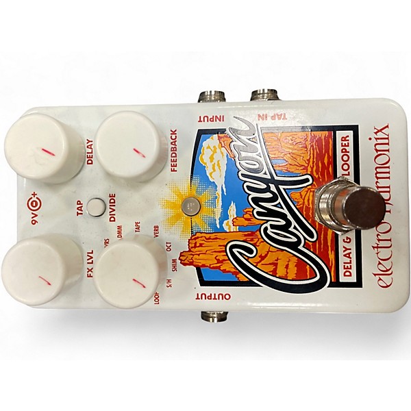 Used Electro-Harmonix Canyon Delay and Looper Effect Pedal