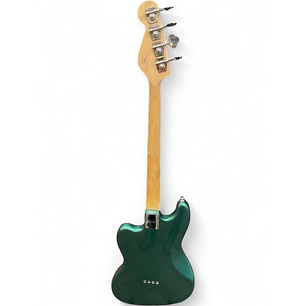 Used Squier Paranormal Rascal Sherwood Green Electric Bass Guitar