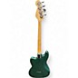 Used Squier Paranormal Rascal Sherwood Green Electric Bass Guitar