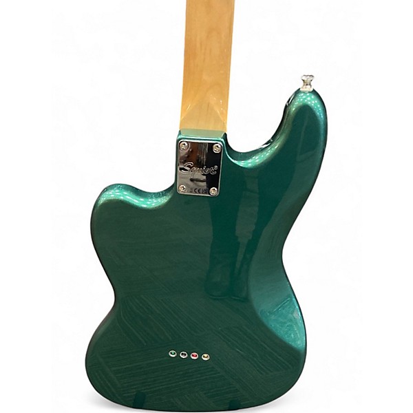 Used Squier Paranormal Rascal Sherwood Green Electric Bass Guitar