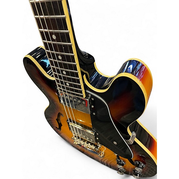 Used Epiphone dot es 339 2 Color Sunburst Hollow Body Electric Guitar