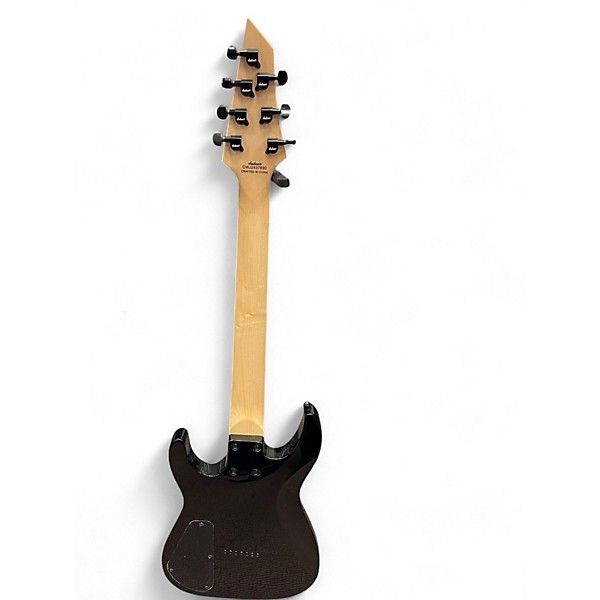 Used Jackson JS22-7 Dinky 7 String Black Solid Body Electric Guitar