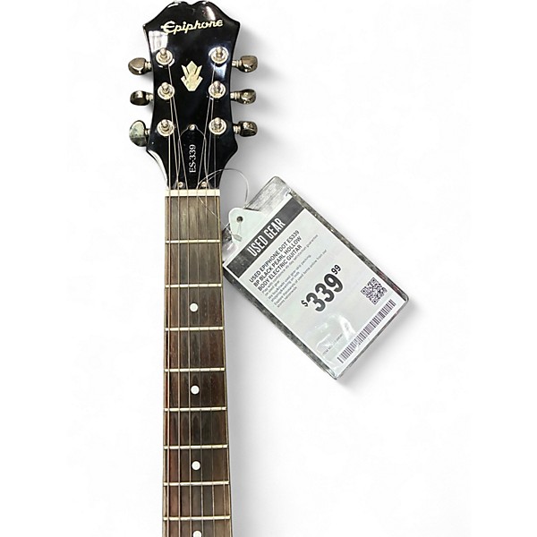 Used Epiphone Dot ES339 BP Black Pearl Hollow Body Electric Guitar