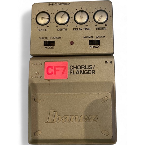 Used Ibanez Cf7 Effect Pedal