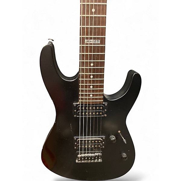 Used ESP LTD M107 Black Solid Body Electric Guitar