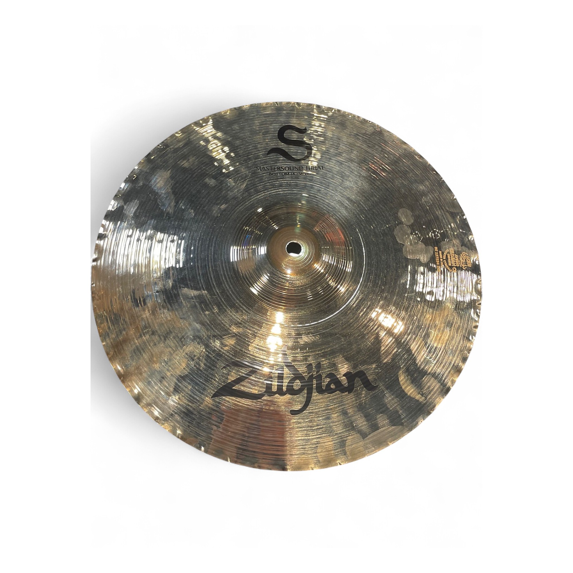Used Zildjian 14in S Family Mastersound Hi-Hats Bottom Cymbal 33
